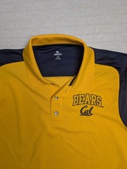 California Golden Bears Shirt Mens XL Performance Polo Knights Apparel
