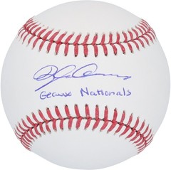 Dylan Crews Washington Nationals Signed Baseball with “Geaux Nationals” Insc