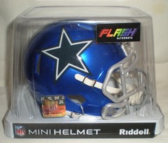 Riddell Dallas Cowboys “Flash” Speed Alternate 3 5/8 Mini Helmet – New in Box