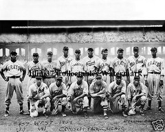 1939 EAST WEST NEGRO LEAGUE ALL STARS 8×10 PHOTO