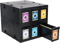 Stackable 6 Drawer Trading Card Storage Box – Holds 700 Sports/1150 Gaming Cards
