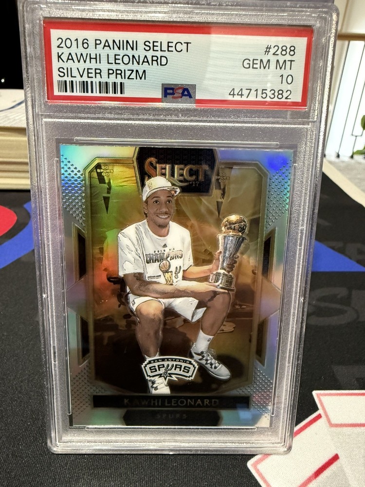 Kawhi Leonard 2016-17 Select Courtside Silver Prizm #288 Finals MVP PSA 10