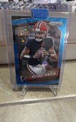 2025 Panini Prizm – Michael Penix Jr. #56 No Huddle Blue Prizm /125