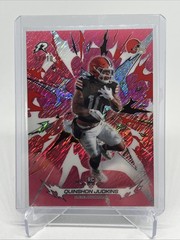 2025 Topps Resurgence Quinshon Judkins Pink Shimmer RC /10