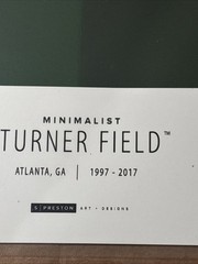 minimalist Turner Field Signed Leo Maxine,S Preston Hank Arron 715 Home Runs