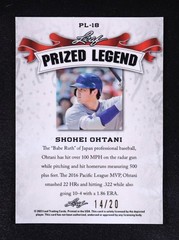 Shohei Ohtani 2023 Leaf Metal Special Release Prized Legend Pulsar Blue #PL18 #1