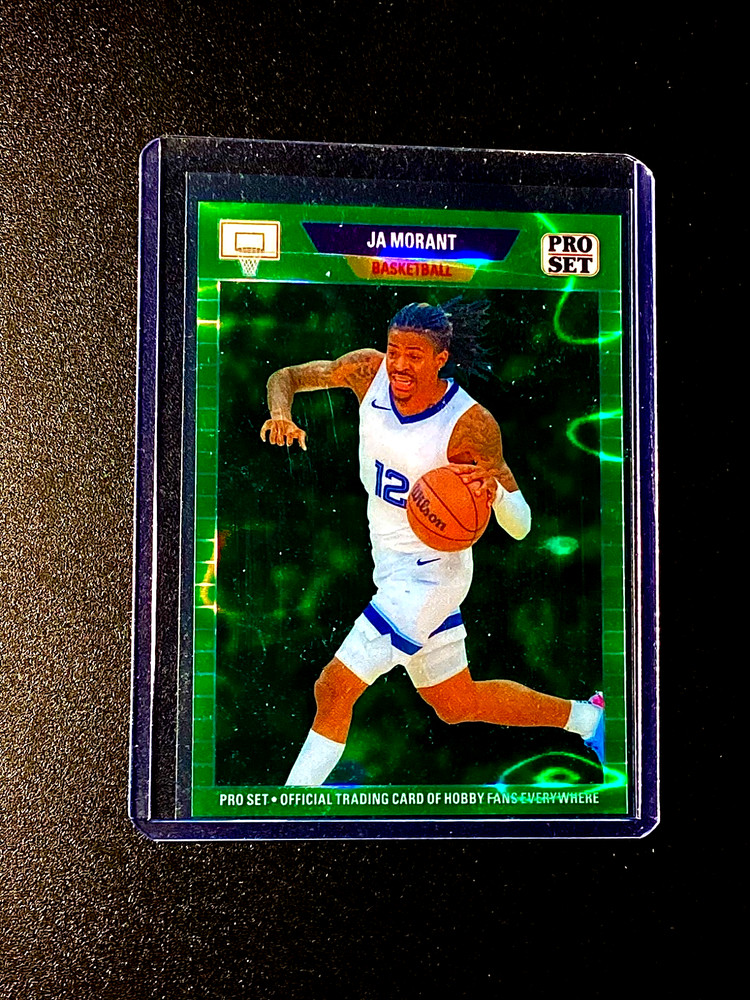 Ja Morant 1/1 Refractor Green 2024 Leaf Pro Set Lava SP #1 Memphis Grizzlies MVP