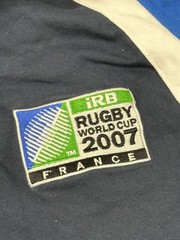 France 2007 Rugby World Cup IRB Collection Navy Long Sleeve Jersey | Mens Medium