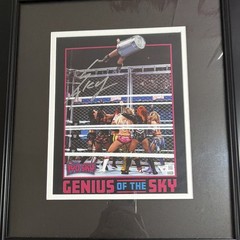 Genius of the Sky Signed Wrestling Photo w/ Fanatics Authentic Authentication
