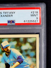 1985 Topps Tiffany #218 Doyle Alexander Toronto Blue Jays PSA 9 *Only 4 Higher*