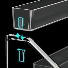 Trading Card Display Stand 7-Tier Greeting Card Display Stand 12 in Acrylic