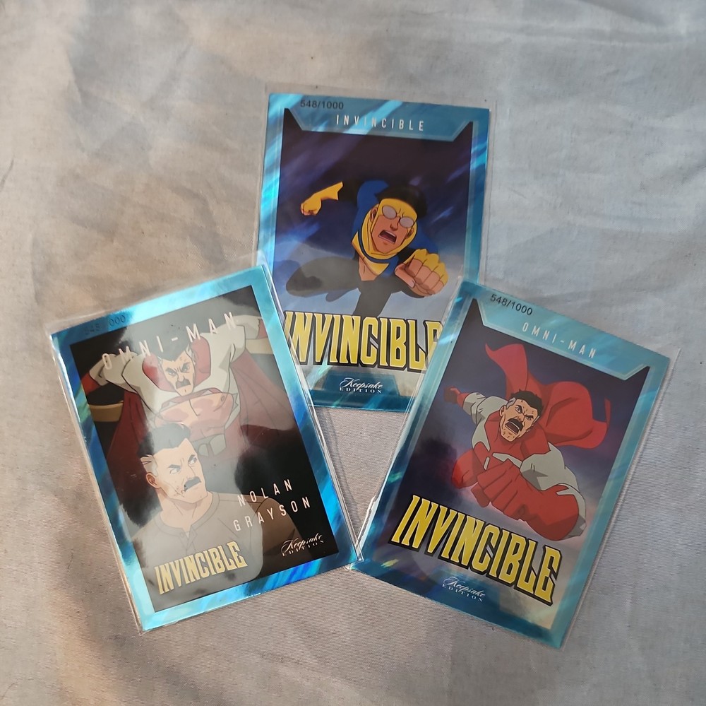 2025 Keepsake Invincible Season 1 548/1000 lot of 3 #8, #11, #219
