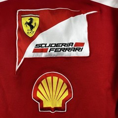Scuderia Ferrari Team Shirt Mens Large Red Puma Formula 1 F1 Racing Long Sleeve