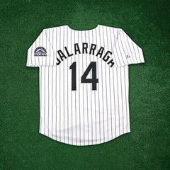 Andres Galarraga Colorado Rockies Men’s Home White Jersey w/ Team Patch