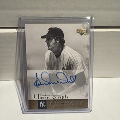 2004 Upper Deck Yankees Classics Sam McDowell Classic Scripts Auto