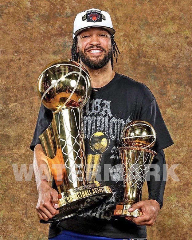 2026 New York Knicks JALEN BRUNSON Glossy 8×10 Photo NBA Finals MVP Print