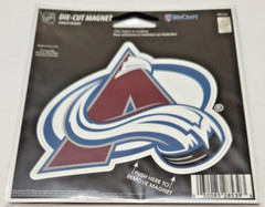 Colorado Avalanche NHL Die Cut Magnet Decal 3.5″ x 4″