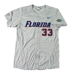 Florida Gators Nike Game Issue/Used Baseball Jersey #33 Rare SEC Mens Sz 50