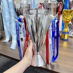Scottish Premiership Trophy Replica Resin 33cm Height Trophy With Ribbon