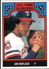 1986 TCMA All-Time Texas Rangers – Color #2-RAN Jon Matlack