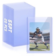 20 Top Loader Thick Card Load Holder Storage for Trading Cards Sports Sleeves