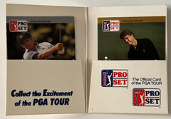 1990 Pro Set Senior PGA Tour Lee Trevino & Bob Tway Prototype Promo Cards