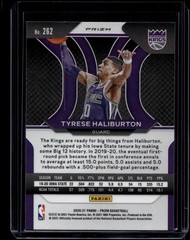 2020-21 Panini Prizm Basketball Tyrese Haliburton #262 RC Pink Ice Prizms
