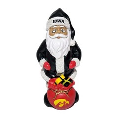 10.5 Inch Iowa Hawkeyes NCAA Santa Claus w/ Presents Christmas Figurine Statue