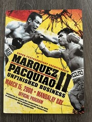 Manny Pacman Pacquiao vs Juan Manuel Marquez 2 Boxing Program #2