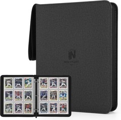 Toploader Binder, Holds 720 Toploaders, 9 Pocket Top Loader Binders