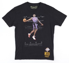 Toronto Raptors Shirt Mens Large Black NBA Vince Carter Mitchell & Ness VTG