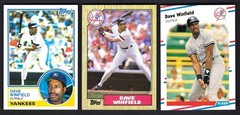 Dave Winfield Lot (K) 1983 Topps #770, 1987 Topps #770, 1988 Fleer #226 MINT