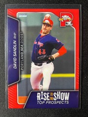 2026 Choice Portland Sea Dogs David Sandlin Top Prospects (Red Sox) 500 MADE!!!
