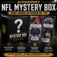 Autographed Mystery Box – Autographed NFL Cards Mystery Box – HAND SIGNED 🔥
