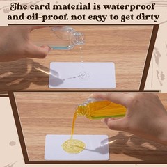 100 Pieces Trading Card Dividers, Tall Trading Card Dividers Plastic Separator f