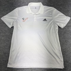 Adidas NCAA South Florida Bulls ‘USA Flag Logo’ Polo Shirt – Size L, see details