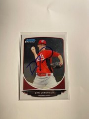Cincinnati Reds DAN LANGFIELD Signed Card