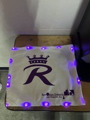READING ROYALS LED RALLY TOWEL SGA 10/26/24 PHILADELPHIA FLYERS VERY LIMITED!!