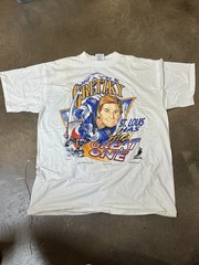 1990s Wayne Gretzky St Louis Blues T-Shirt NHL Hockey AN67033