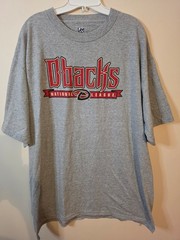Lee Sport Arizona Diamondbacks MLB Baseball Shirt Gray Men’s XL–NWOT