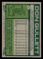 1977 Topps – Don Gullett #15 Baseball Sports Card Raw Trading Card