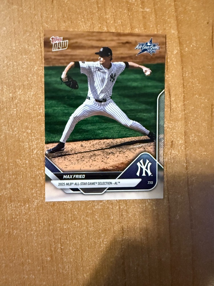 2025 Topps Now All Star Game – Max Fried – #ASG-MFSP Short Print SP YANKEES