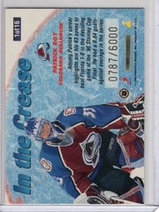 1996-97 Pinnacle Summit – In the Crease Patrick Roy #1 /6000