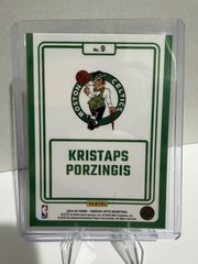 Kristaps Porzingis 3 card lot ,Navy Mojo #/175, Prizm red ice, winner stays