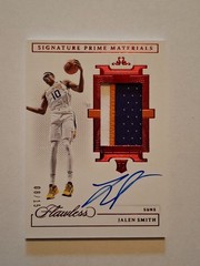 2020-21 Panini Flawless Ruby /15 Jalen Smith #SPM-JAL Rookie Auto RC 🔥 🔥