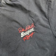 Vintage Dale Earnhardt Jacket Mens 2XL Black NASCAR Snap-on Racing Patch 90s