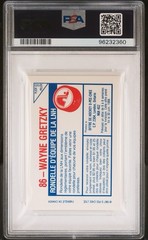 1987 O-PEE-CHEE Sticker Wayne Gretzky PSA 8 NM-MT HOF GOAT OILERS RANGERS
