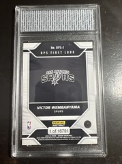 2023-24 Panini Instant RPS 1st Look Victor Wembanyama TCC Graded Gem Mint 10