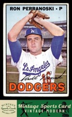 1967 Topps – Ron Perranoski – #197 Los Angeles Dodgers