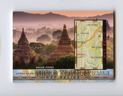 2018 UPPER DECK GOODWIN WORLD TRAVELER MAP #WT-54 BAGAN MYANMAR *69555